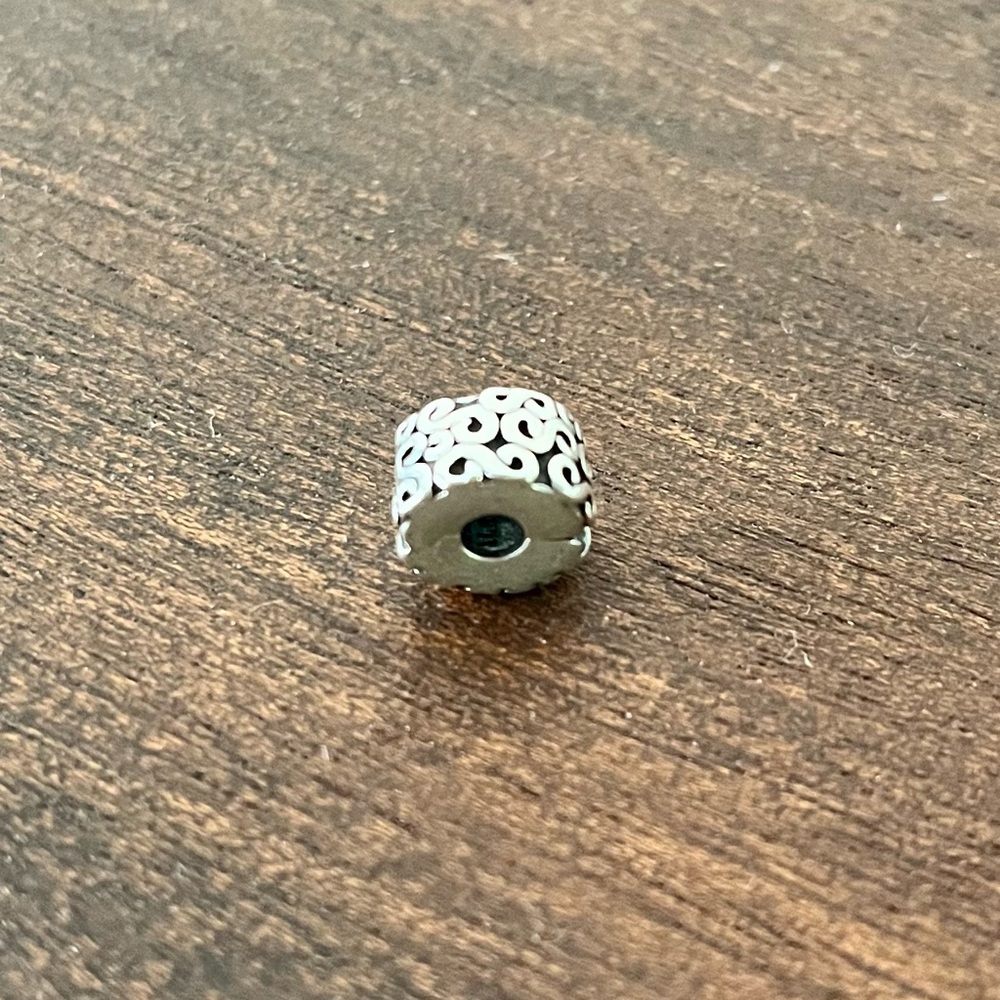 Silver Filigree Charm Bead